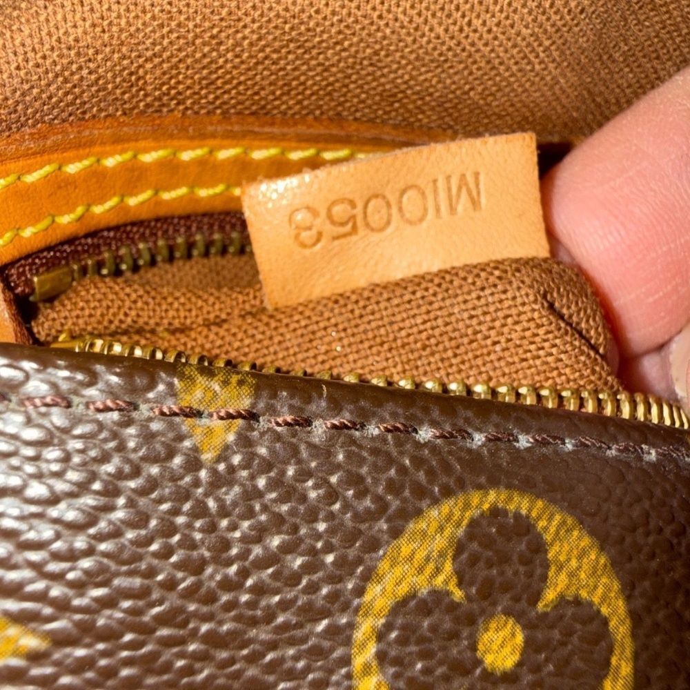 Louis Vuitton Looping Shoulder Bag Hobo Handbag Monogram Brown - Picture 2 of 9